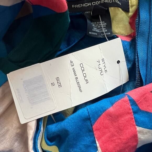 NWT French Connection Dress - Multicolor Fit & Flare - 2 - Picture 7 of 9